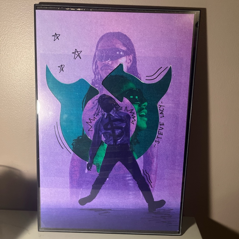 Purple and Teal Art Print